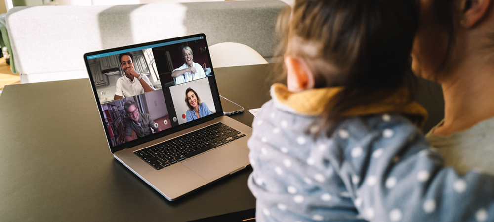 Child Virtual Meeting with Friends Family in a Pandemic