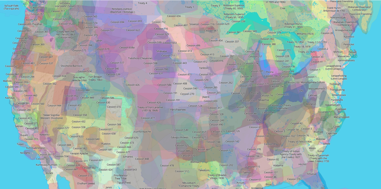 Native Lands Map North America